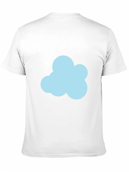 Cloud Graphic Black T-Shirt - Soft Cotton Blend