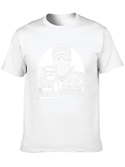Trucker Coffee Puns Black T-Shirt