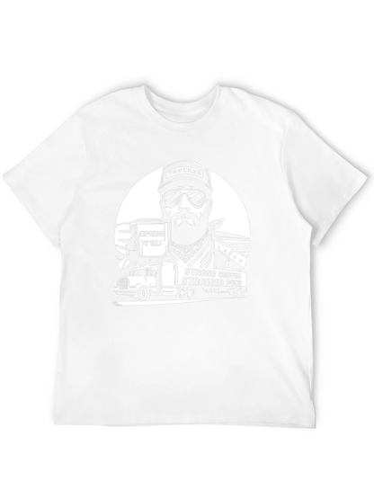 Trucker Coffee Puns Black T-Shirt