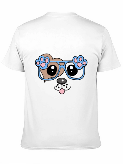 Cool Dog with Glasses Graphic Tee