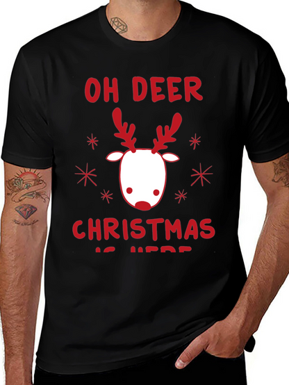 Oh Deer Christmas Shirt - Holiday Festive Tee