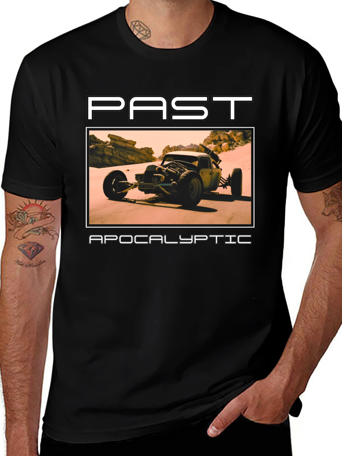 Past Apocalyptic T-Shirt - Car Design