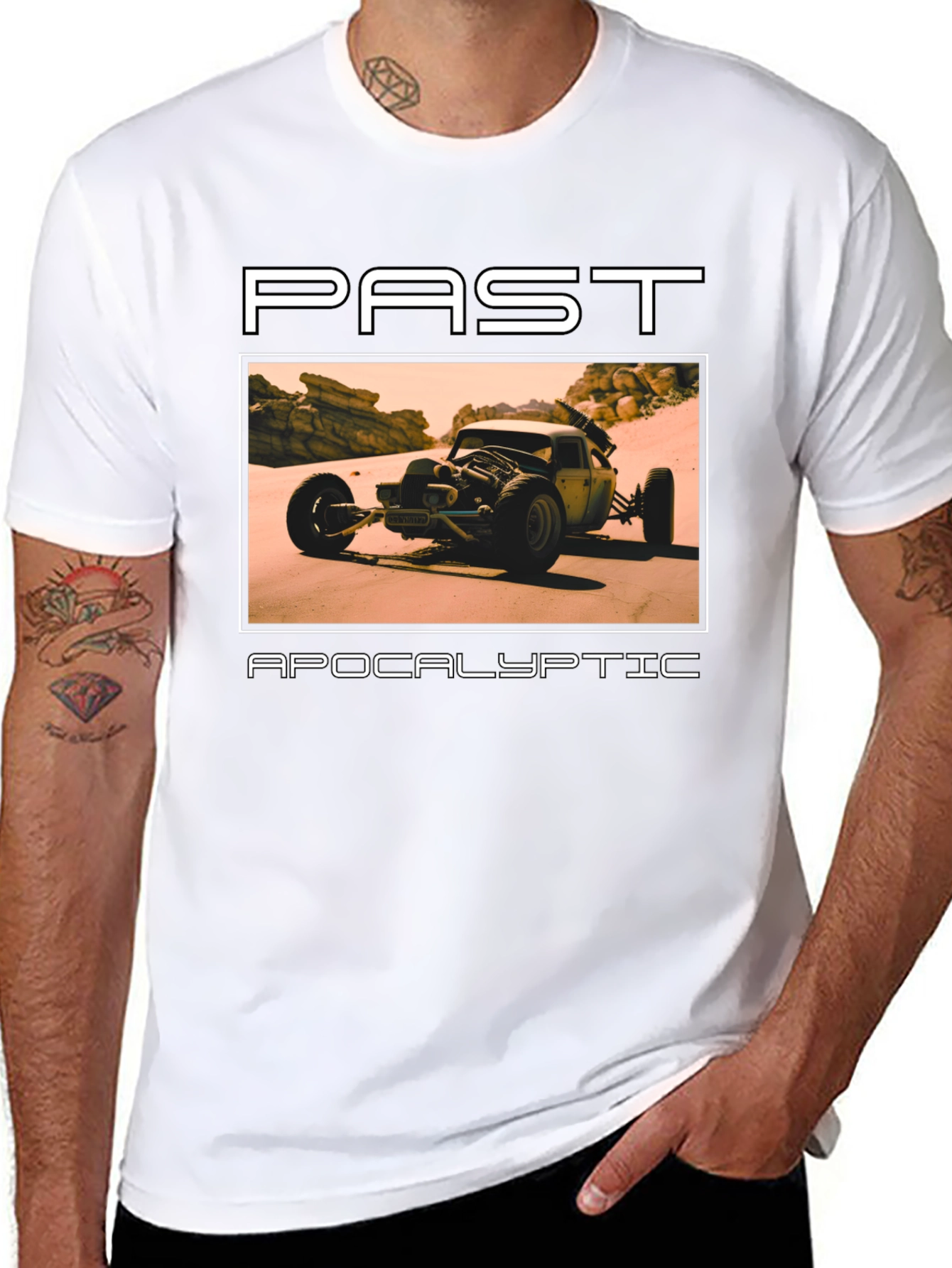 Past Apocalyptic T-Shirt - Car Design