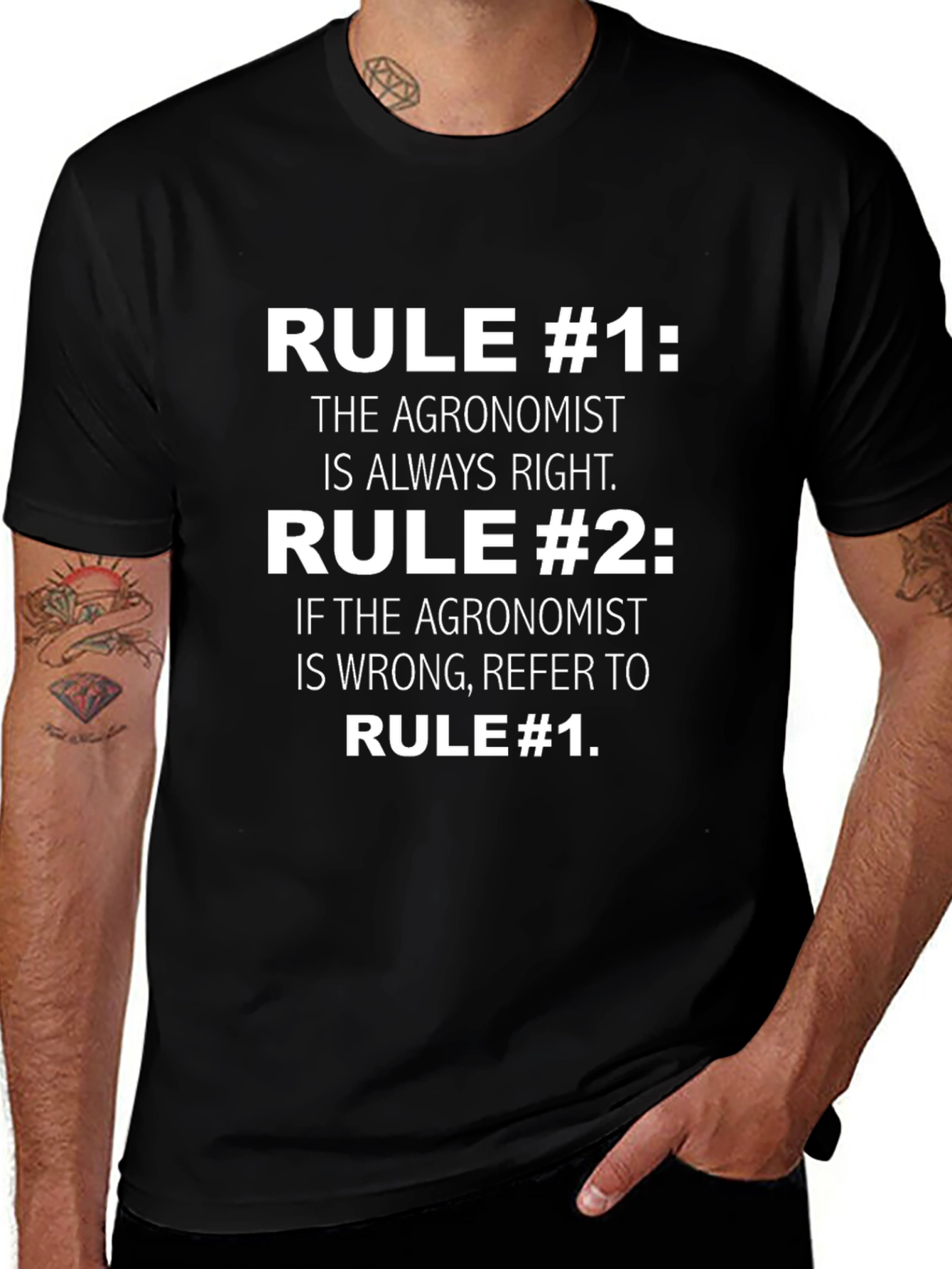Agronomist Rule T-Shirt: Always Right Edition