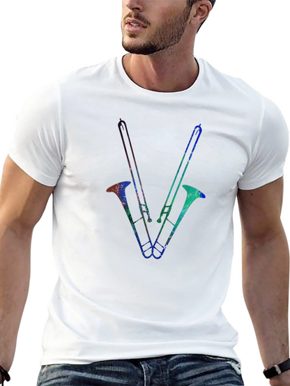 Trombone Graphic Tee - Black