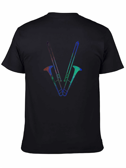 Trombone Graphic Tee - Black