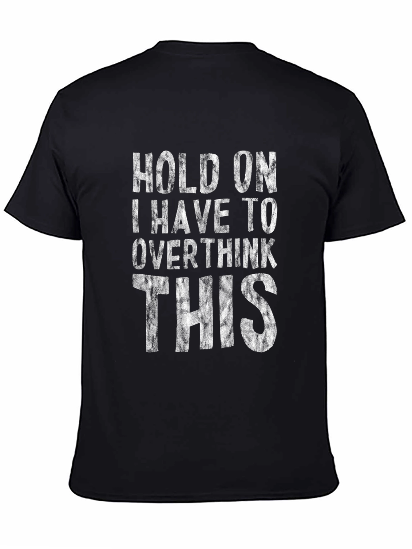Overthinker T-Shirt - Black Cotton Blend Tee
