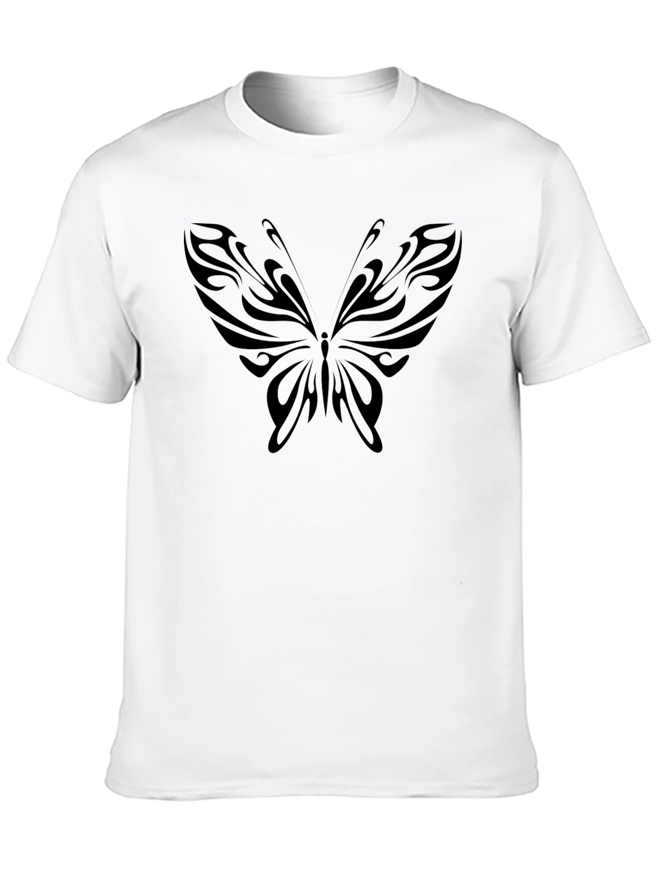 Black Butterfly Graphic T-Shirt