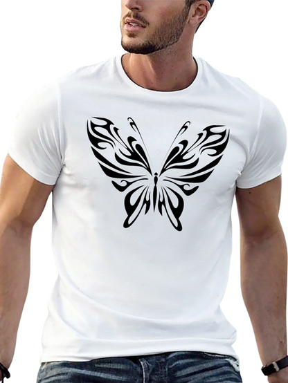 Black Butterfly Graphic T-Shirt