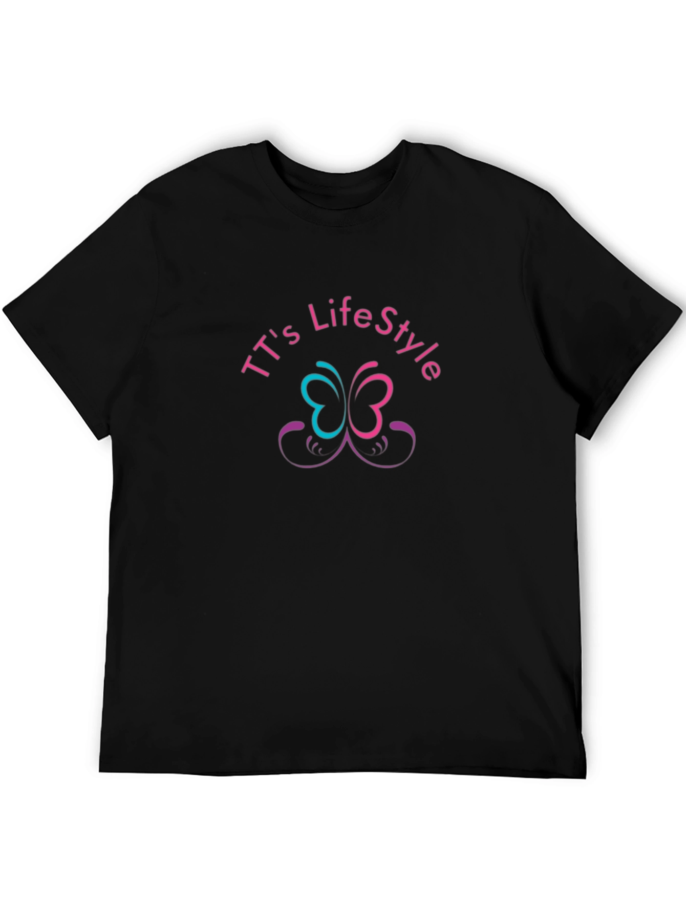 TTs Lifestyle Graphic Tee - Stylish Black T-Shirt