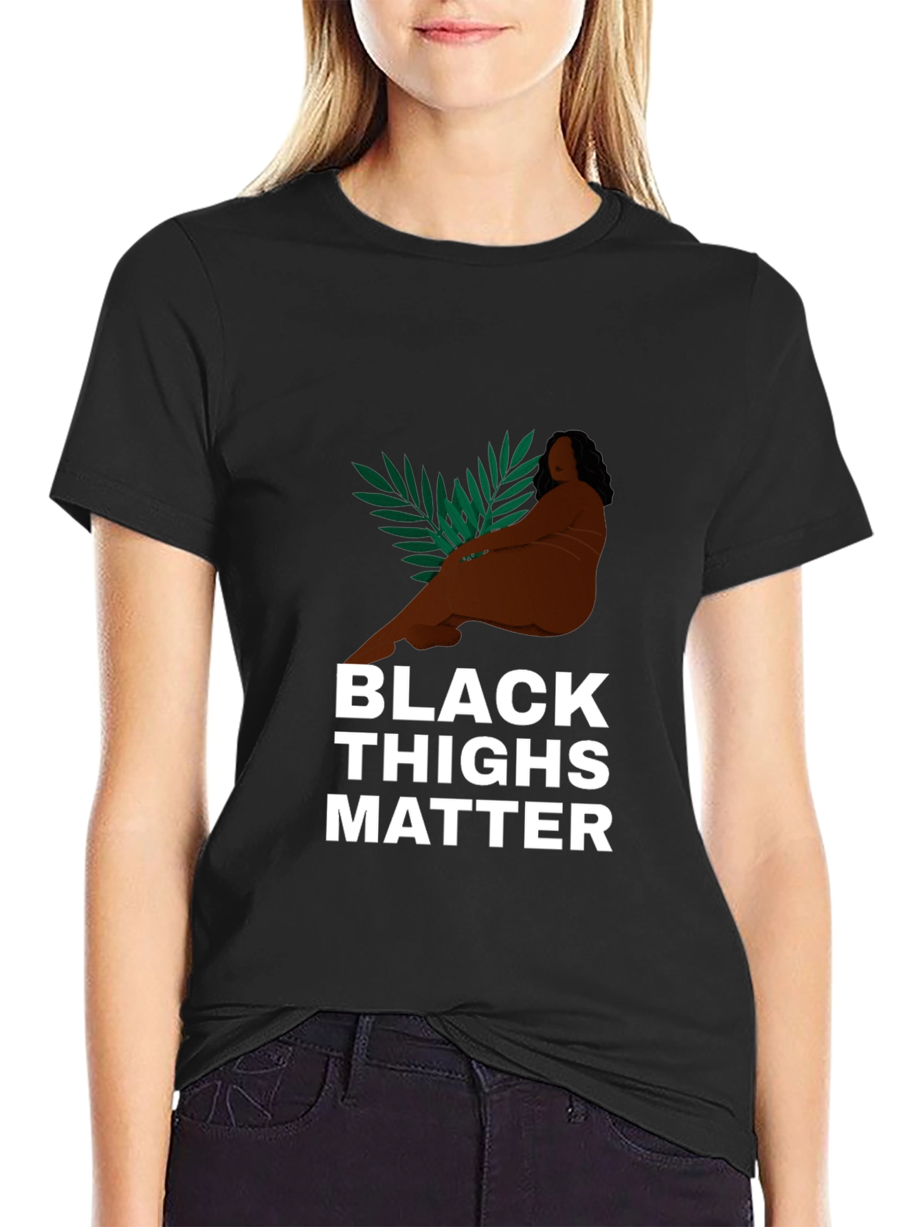 Black Thighs Matter Graphic Tee