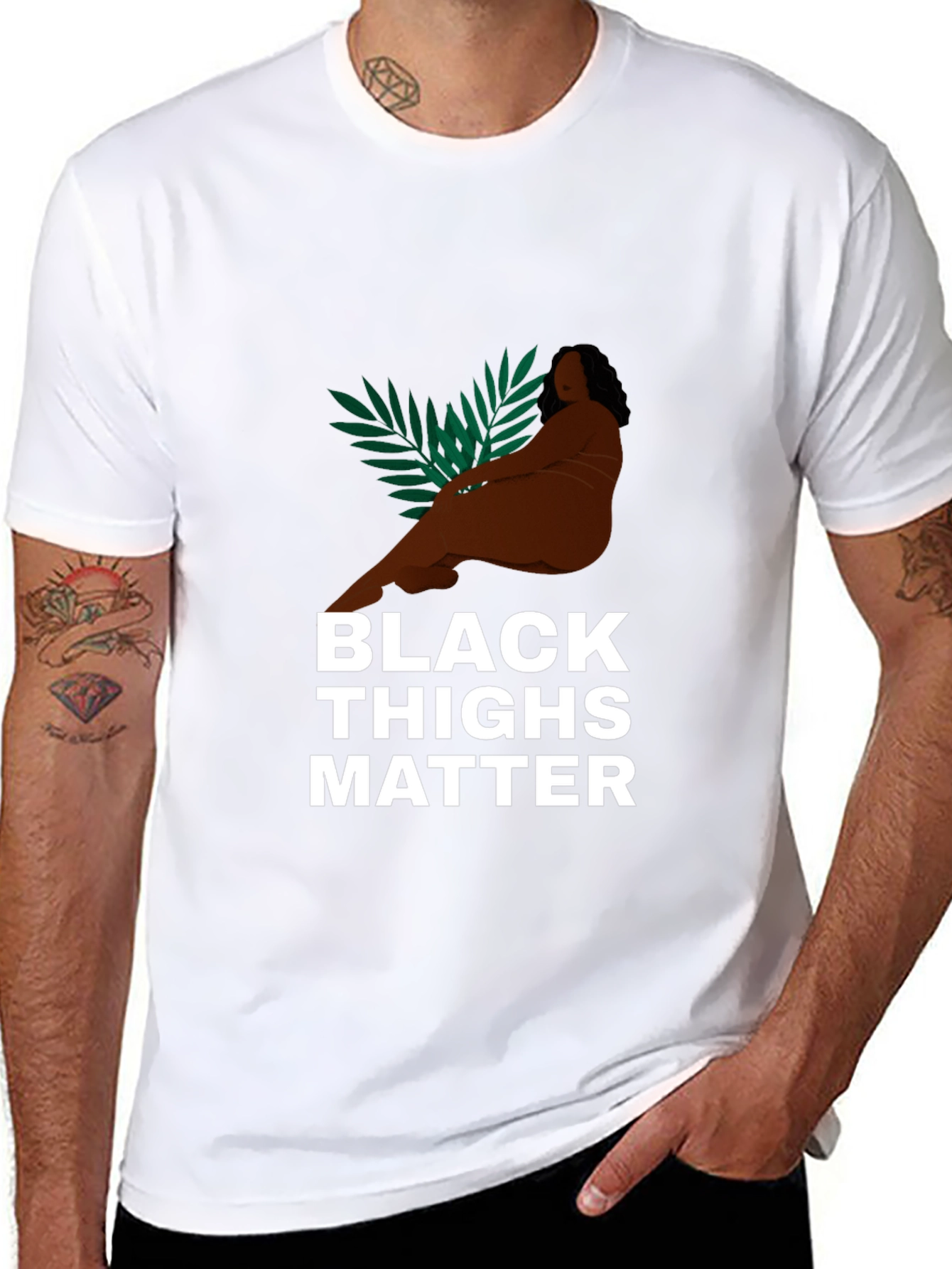 Black Thighs Matter Graphic Tee