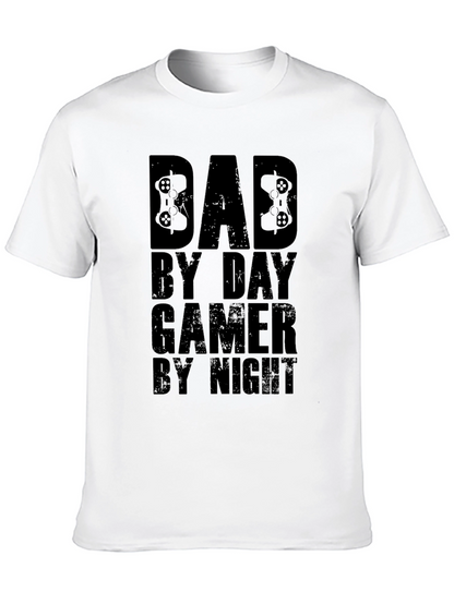 Dad Gamer T-Shirt - By Day By Night