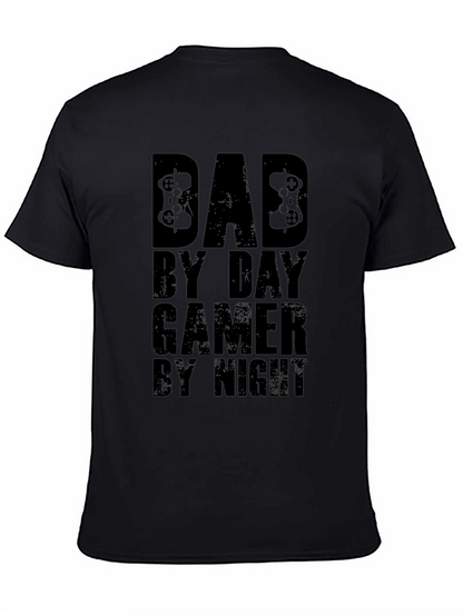 Dad Gamer T-Shirt - By Day By Night
