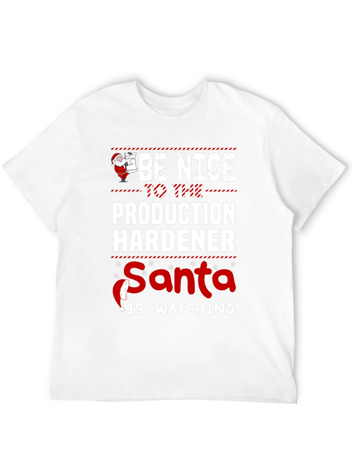 Funny Christmas Production Hardener T-Shirt