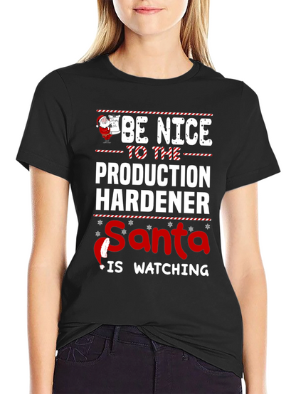 Funny Christmas Production Hardener T-Shirt