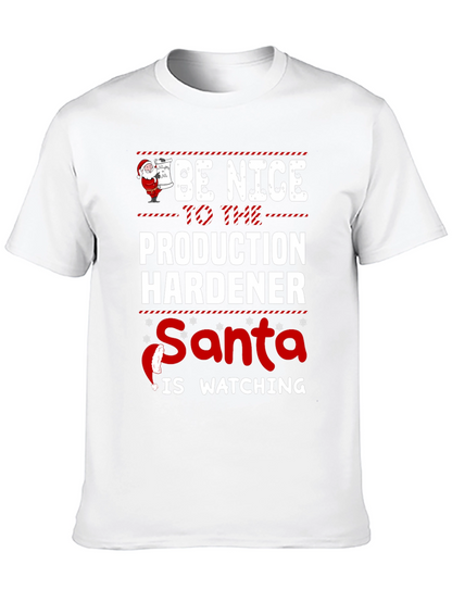 Funny Christmas Production Hardener T-Shirt