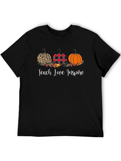 Teach Love Inspire Pumpkin T-Shirt