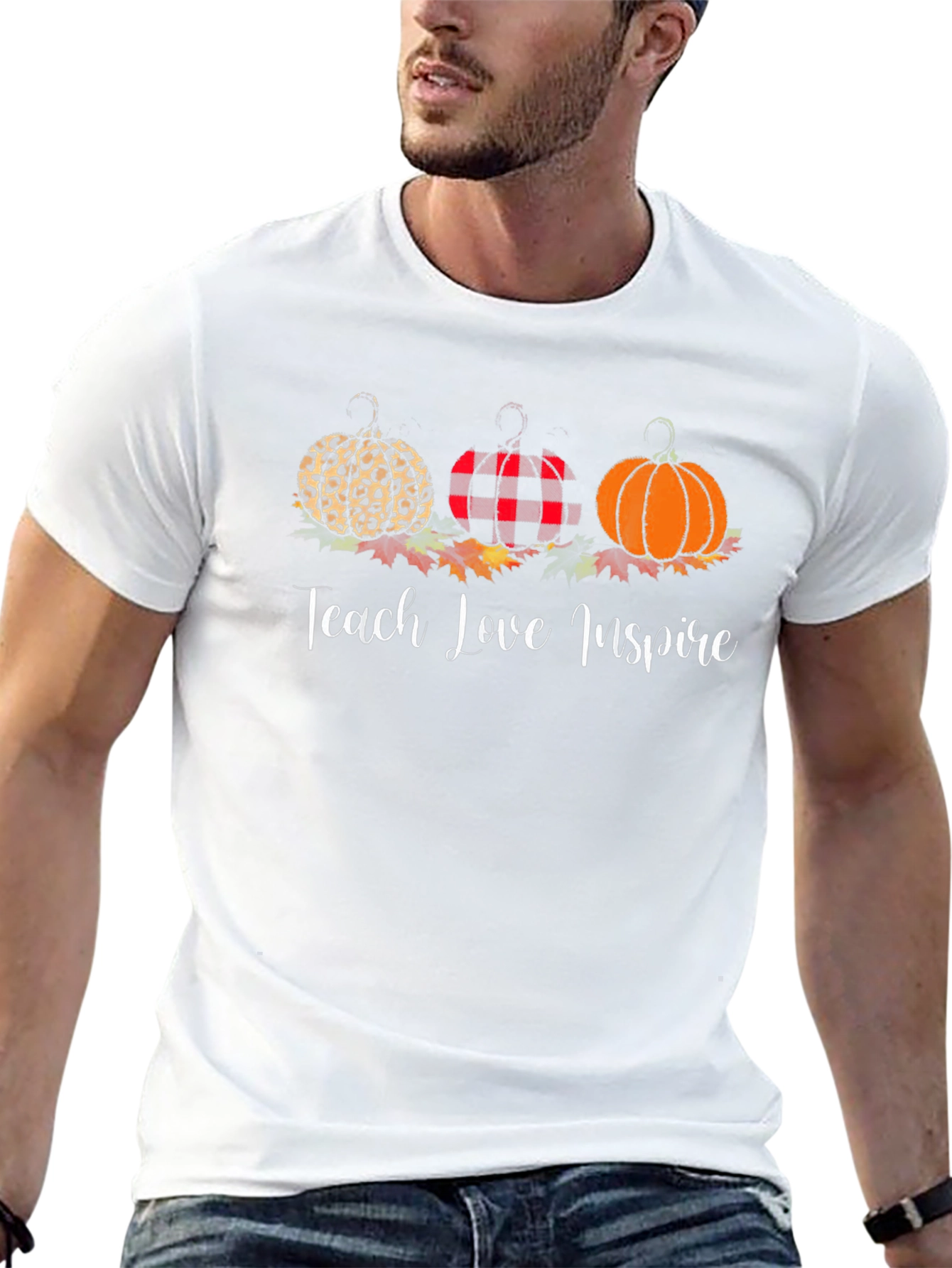 Teach Love Inspire Pumpkin T-Shirt