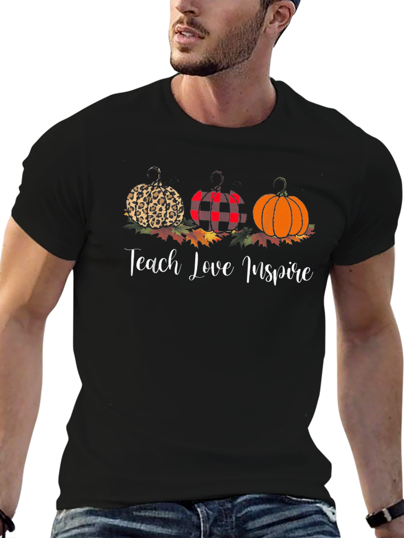 Teach Love Inspire Pumpkin T-Shirt