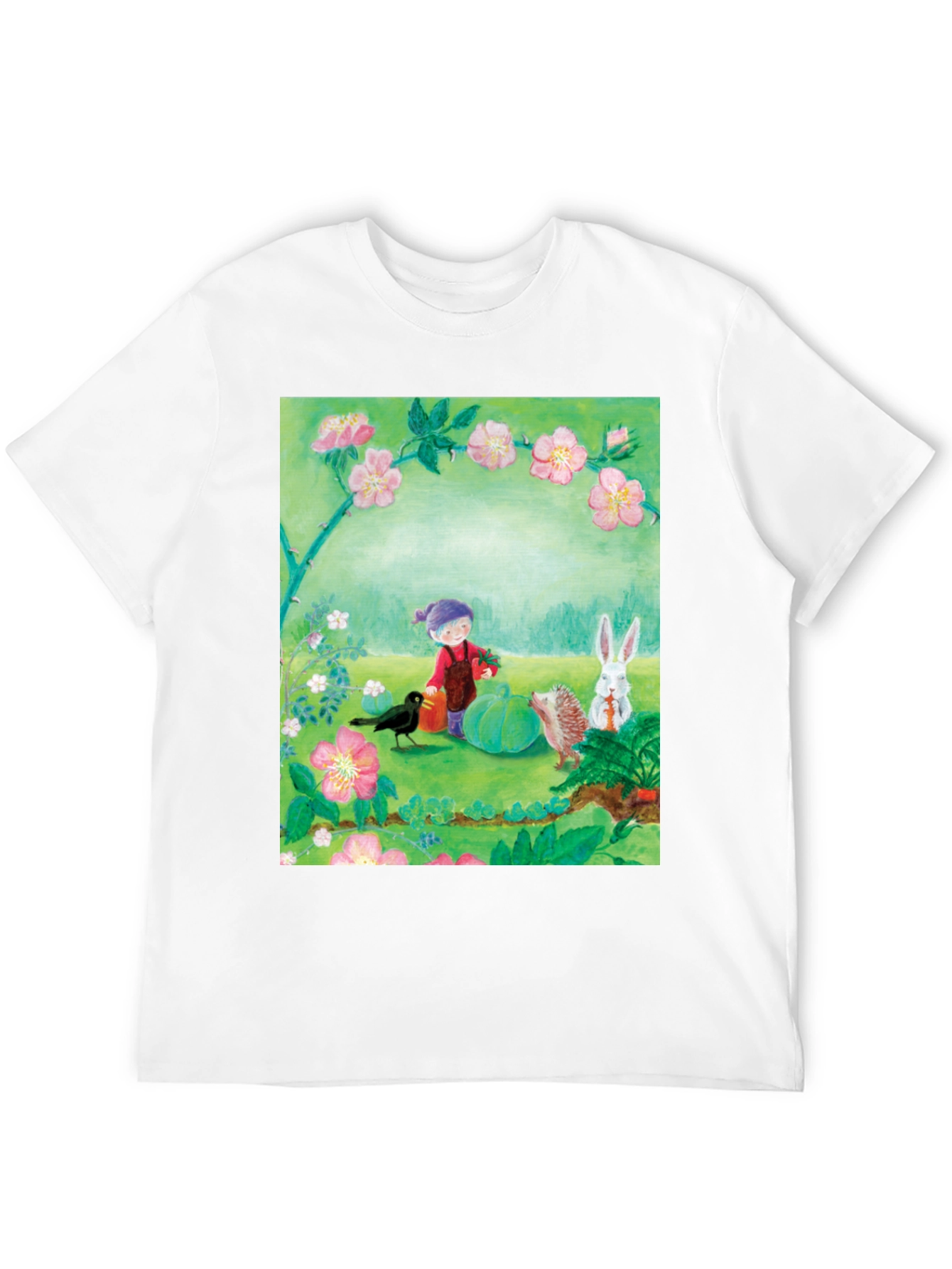 Garden Friends T-Shirt - Nature Inspired Tee