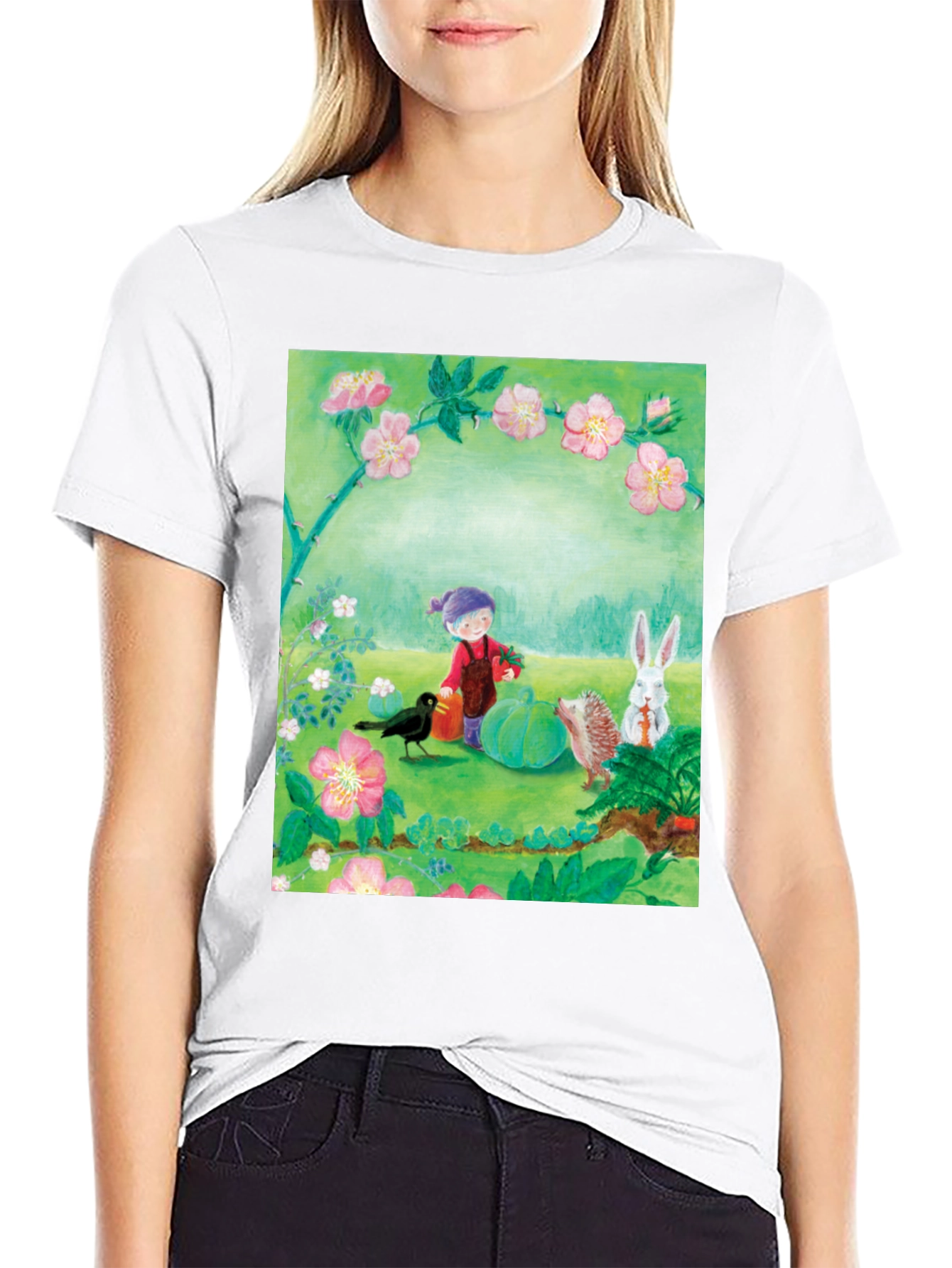 Garden Friends T-Shirt - Nature Inspired Tee