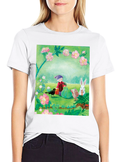 Garden Friends T-Shirt - Nature Inspired Tee