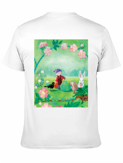 Garden Friends T-Shirt - Nature Inspired Tee