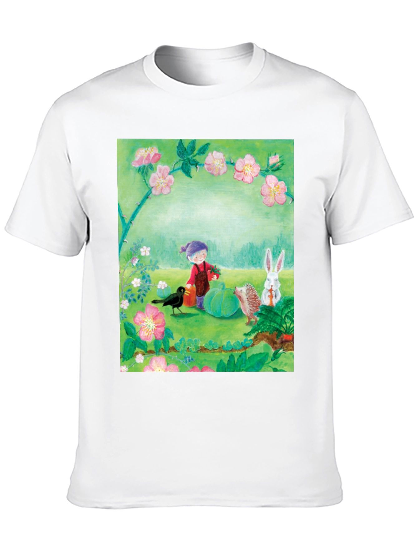 Garden Friends T-Shirt - Nature Inspired Tee