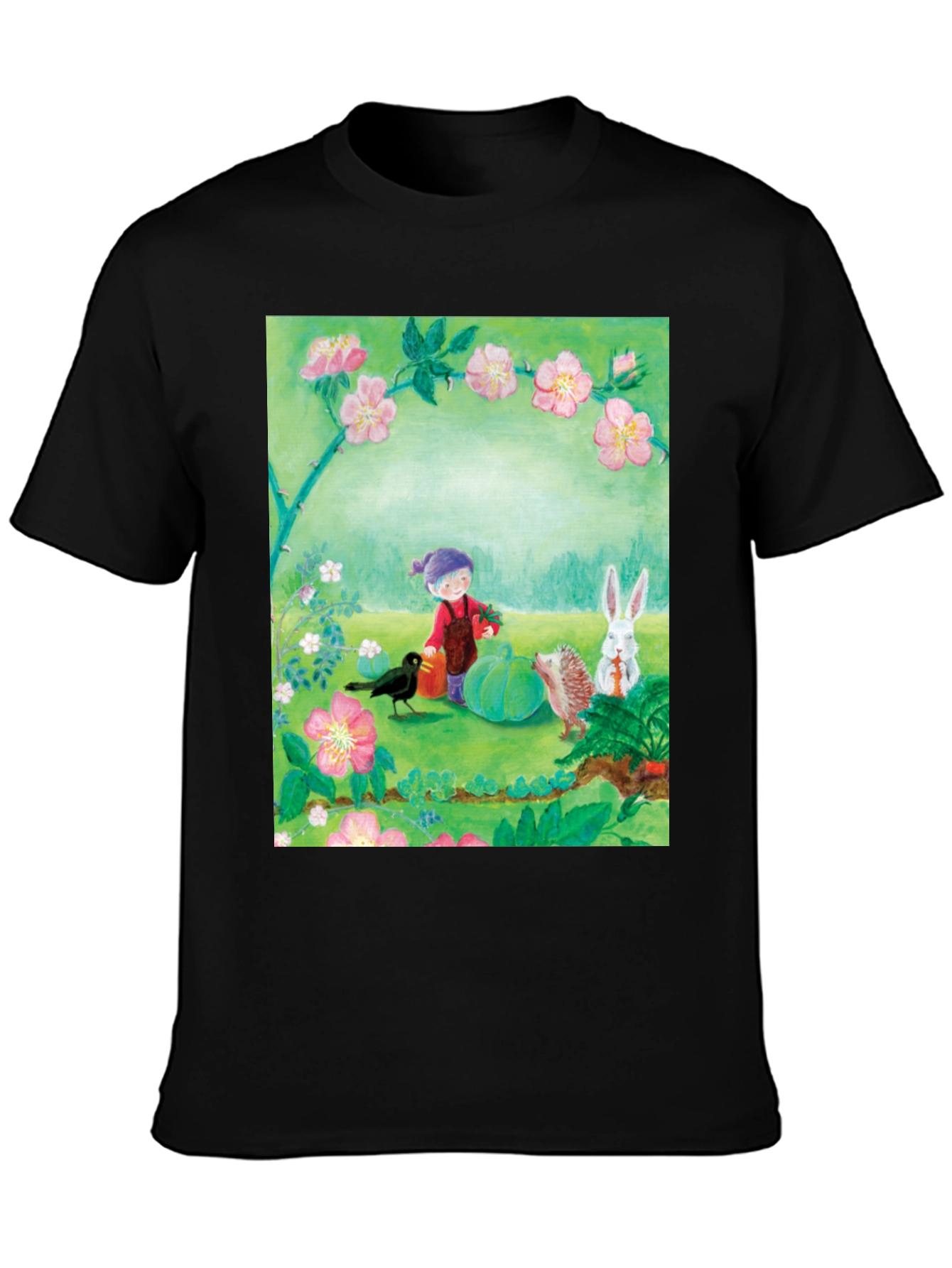 Garden Friends T-Shirt - Nature Inspired Tee