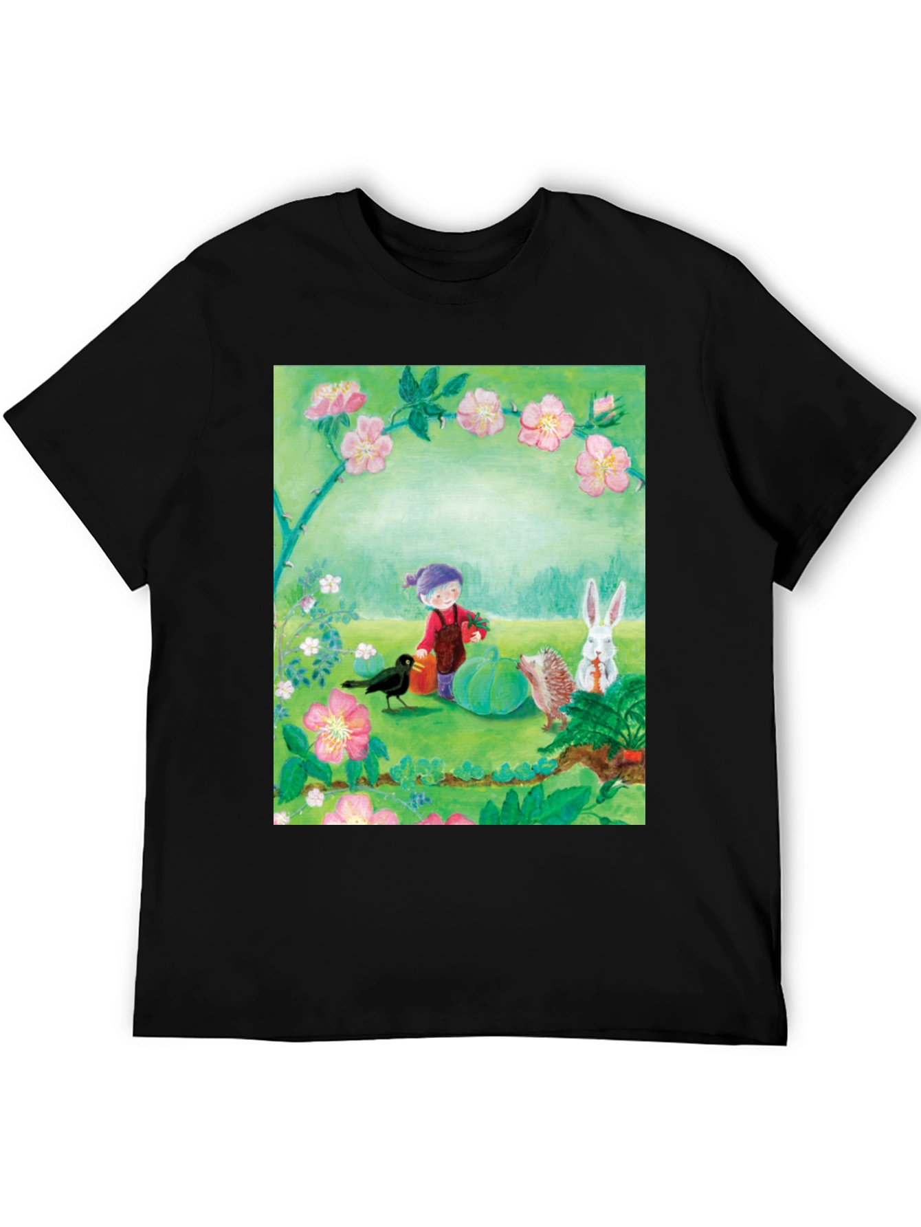 Garden Friends T-Shirt - Nature Inspired Tee