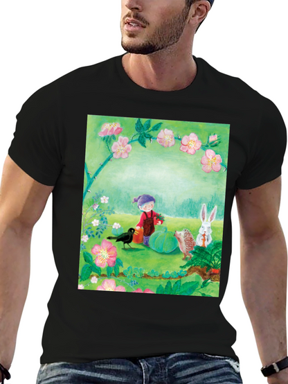 Garden Friends T-Shirt - Nature Inspired Tee