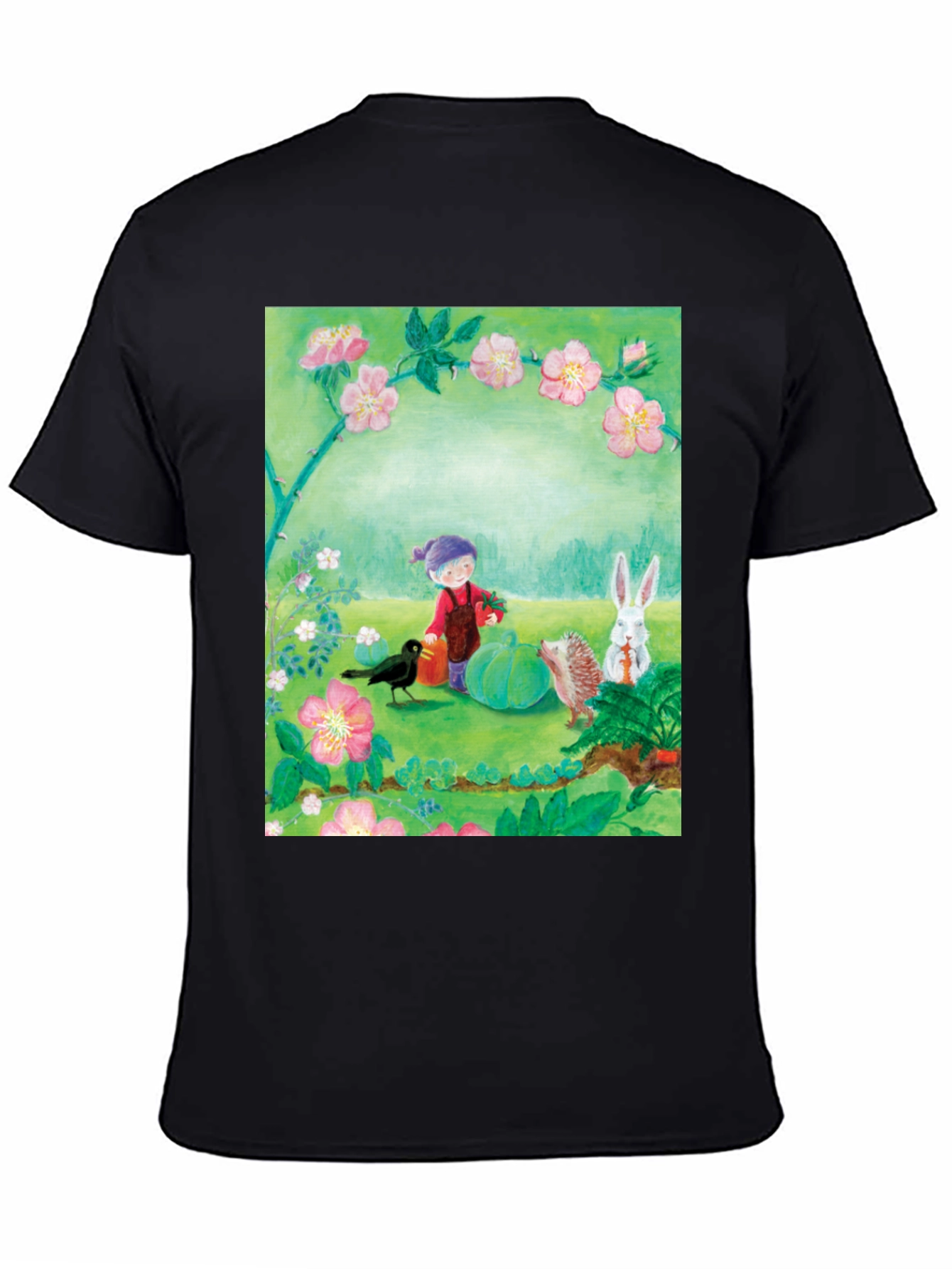 Garden Friends T-Shirt - Nature Inspired Tee