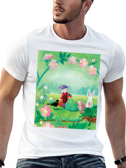 Garden Friends T-Shirt - Nature Inspired Tee