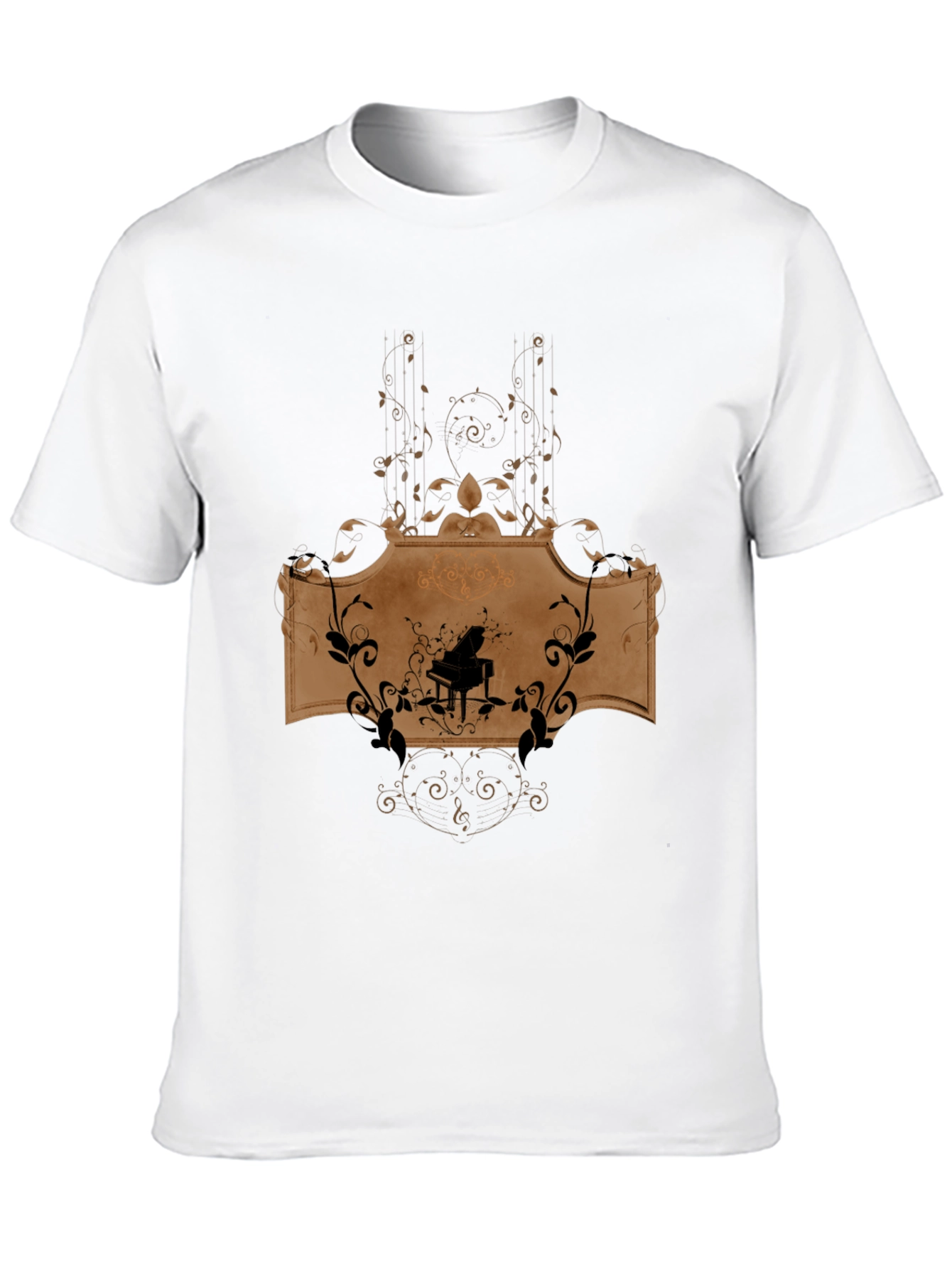 Piano Music Graphic T-Shirt