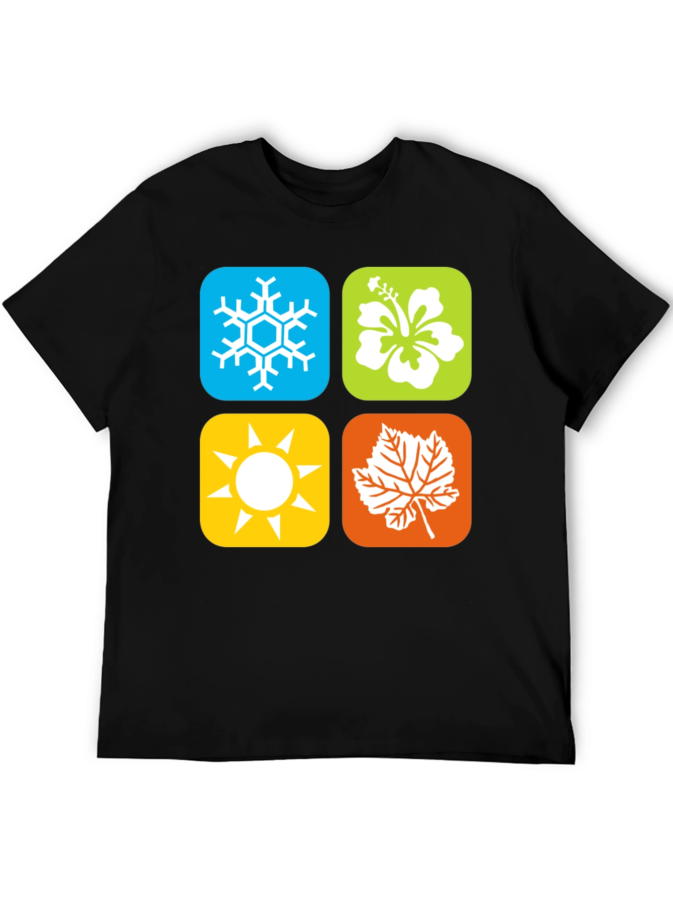 Seasons Graphic Tee - Winter Spring Summer Fall