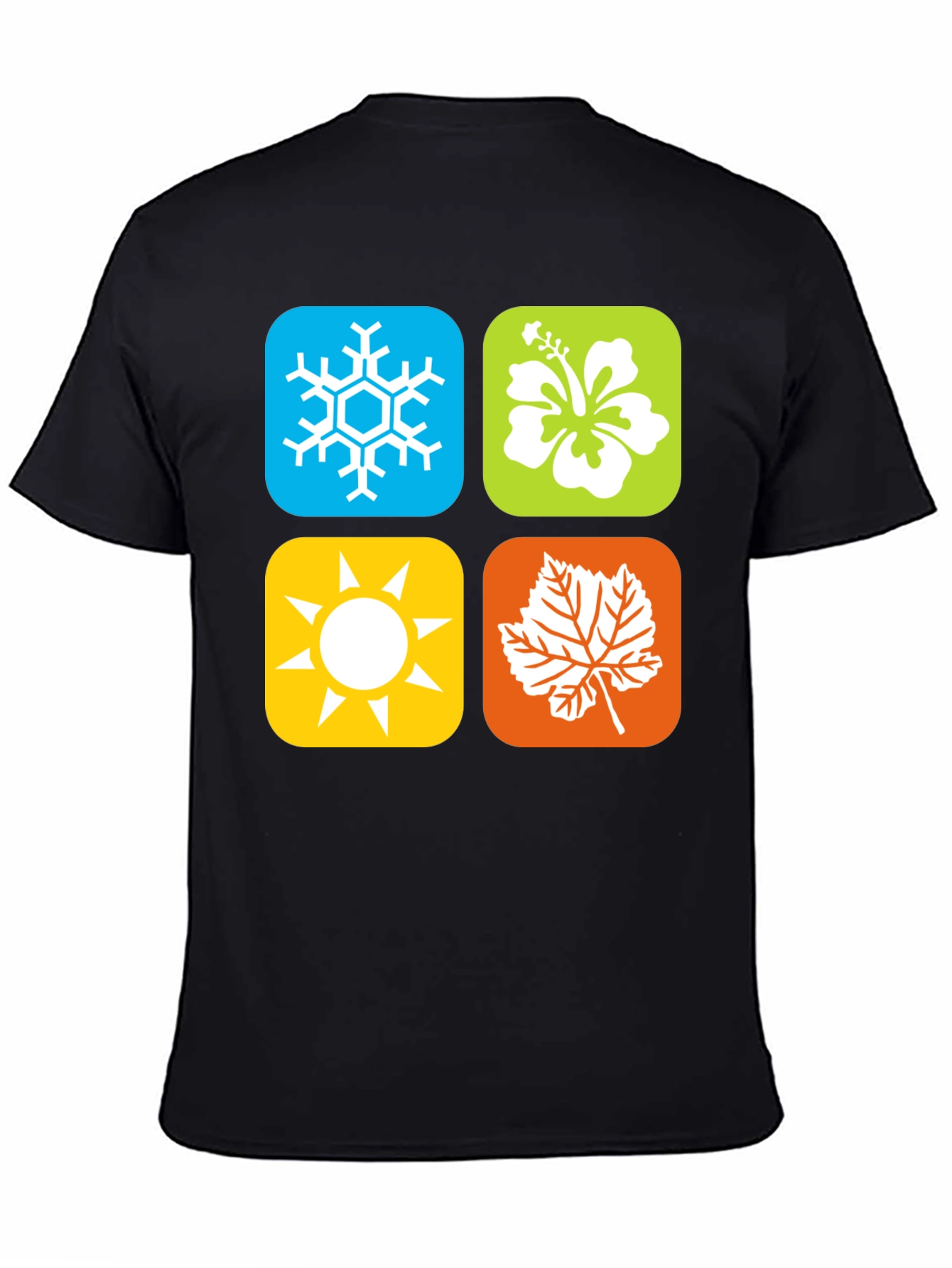 Seasons Graphic Tee - Winter Spring Summer Fall