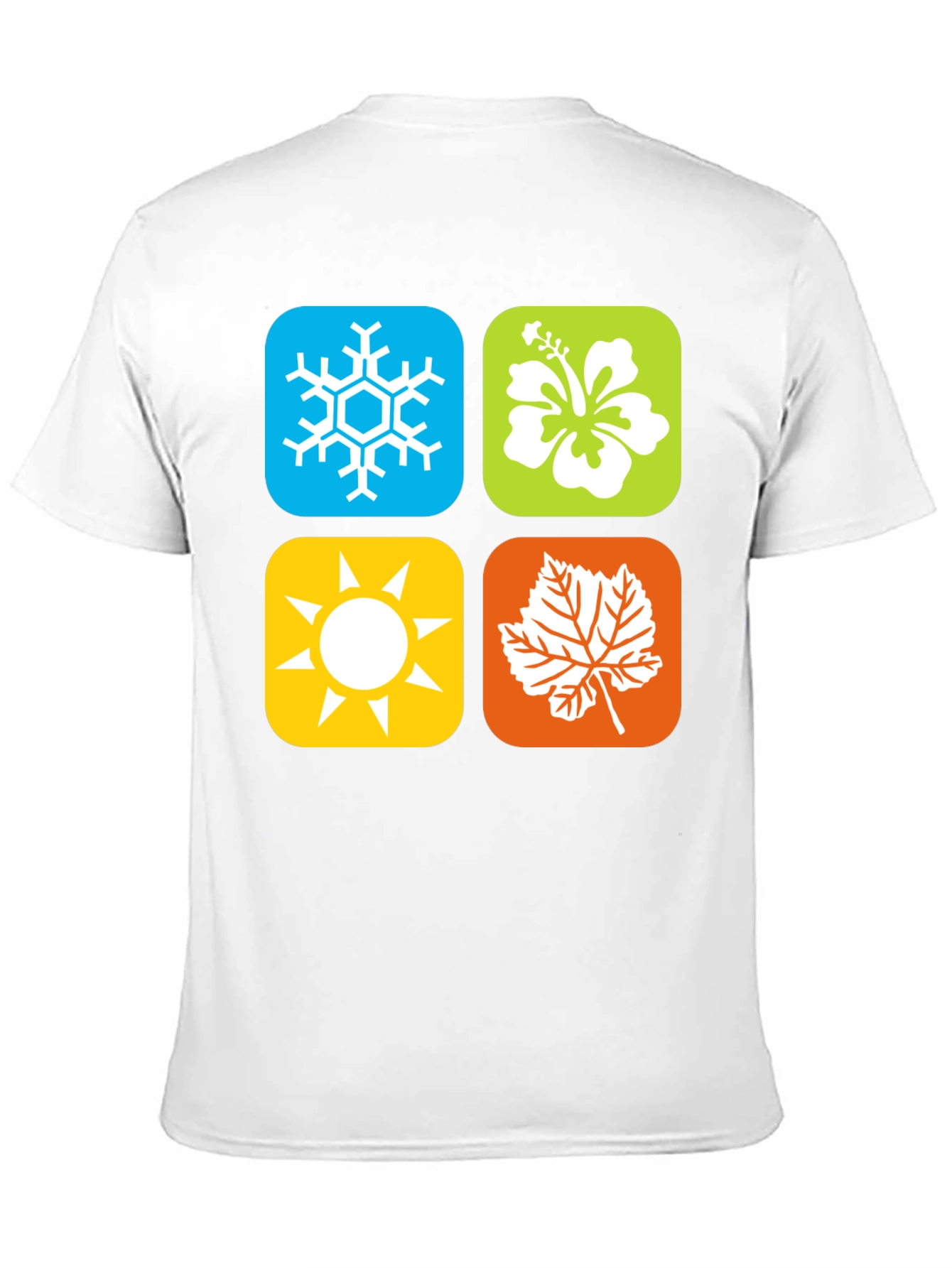 Seasons Graphic Tee - Winter Spring Summer Fall