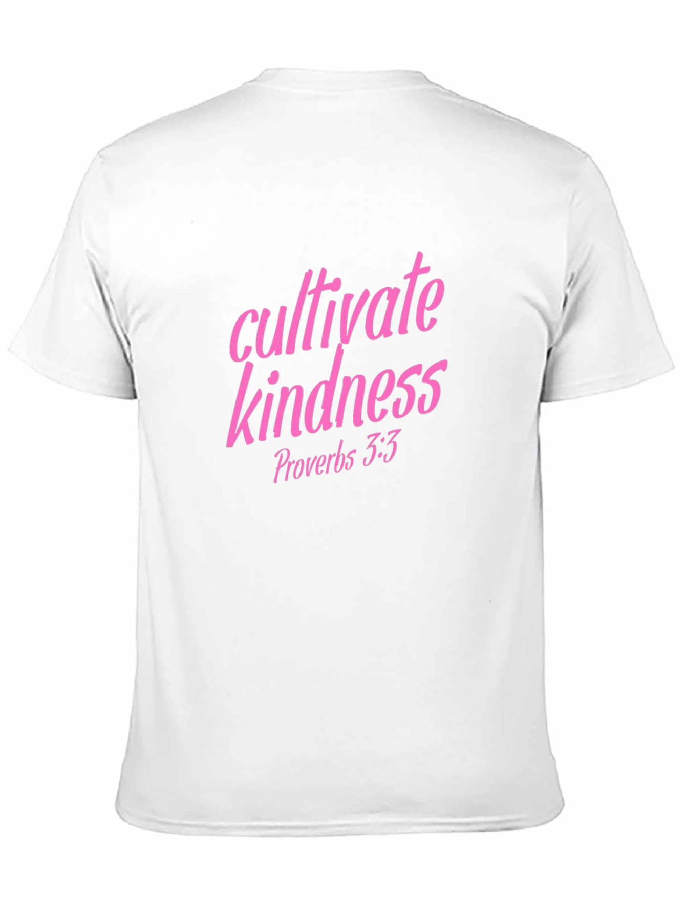 Cultivate Kindness Tee - Pink Lettering on Black