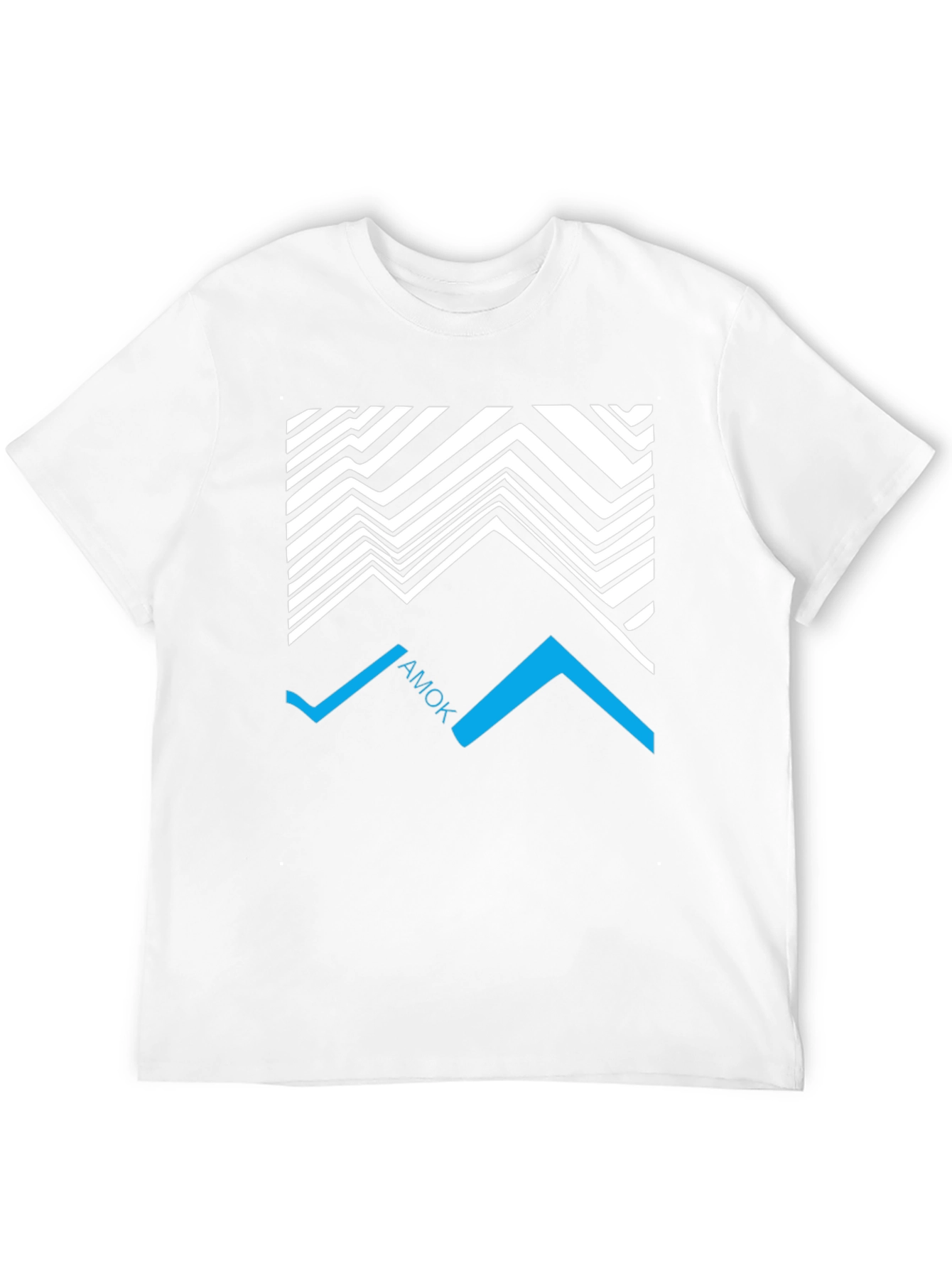Abstract AMOK Graphic Tee - Black