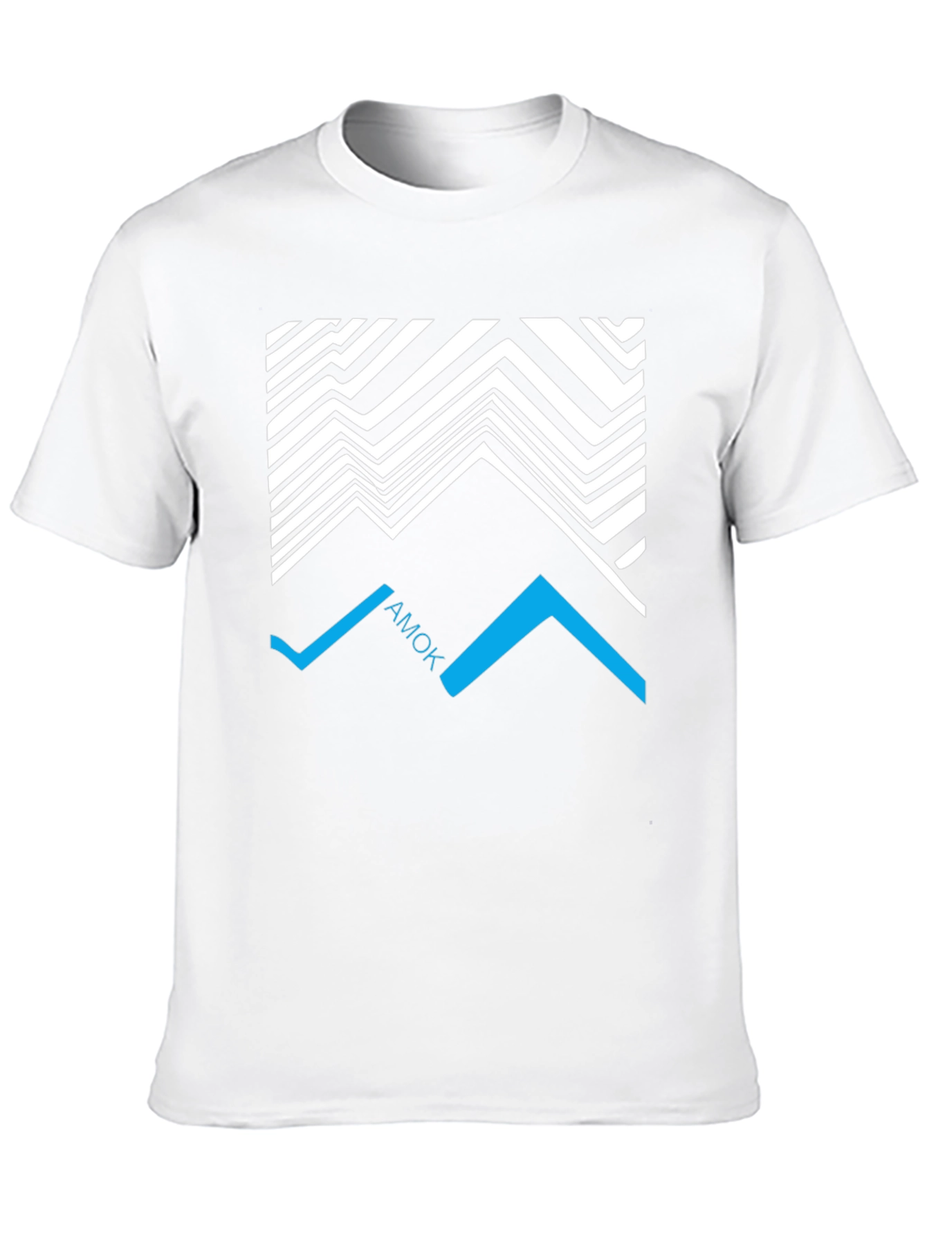 Abstract AMOK Graphic Tee - Black
