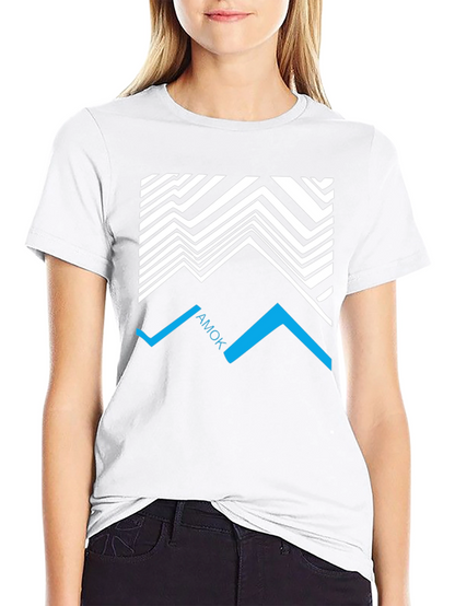 Abstract AMOK Graphic Tee - Black