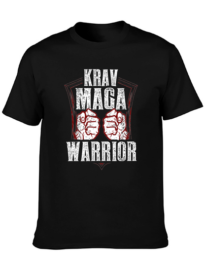 Krav Maga Warrior Graphic T-Shirt Martial Arts Tee