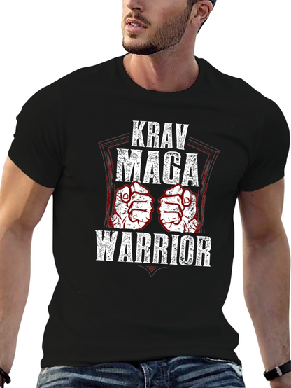 Krav Maga Warrior Graphic T-Shirt Martial Arts Tee