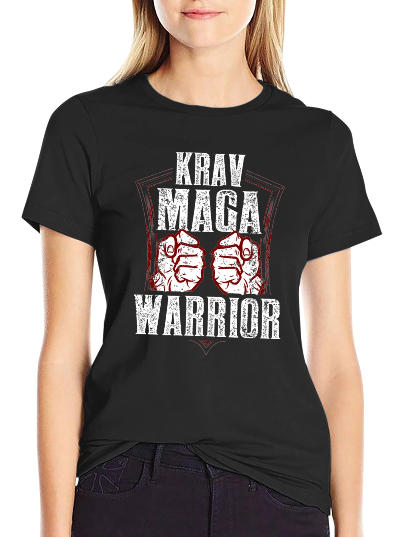 Krav Maga Warrior Graphic T-Shirt Martial Arts Tee