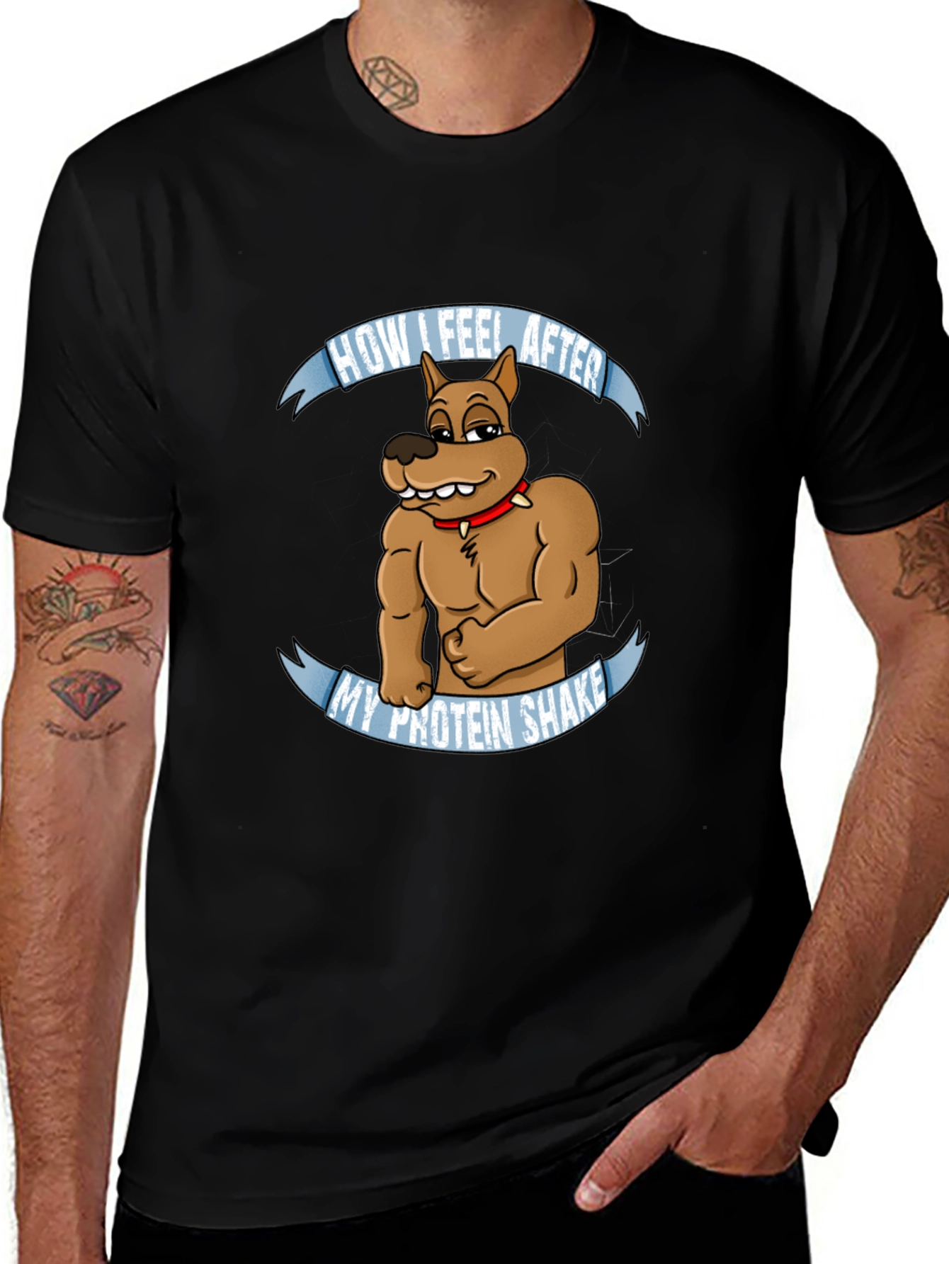 Buff Dog Protein Shake T-Shirt