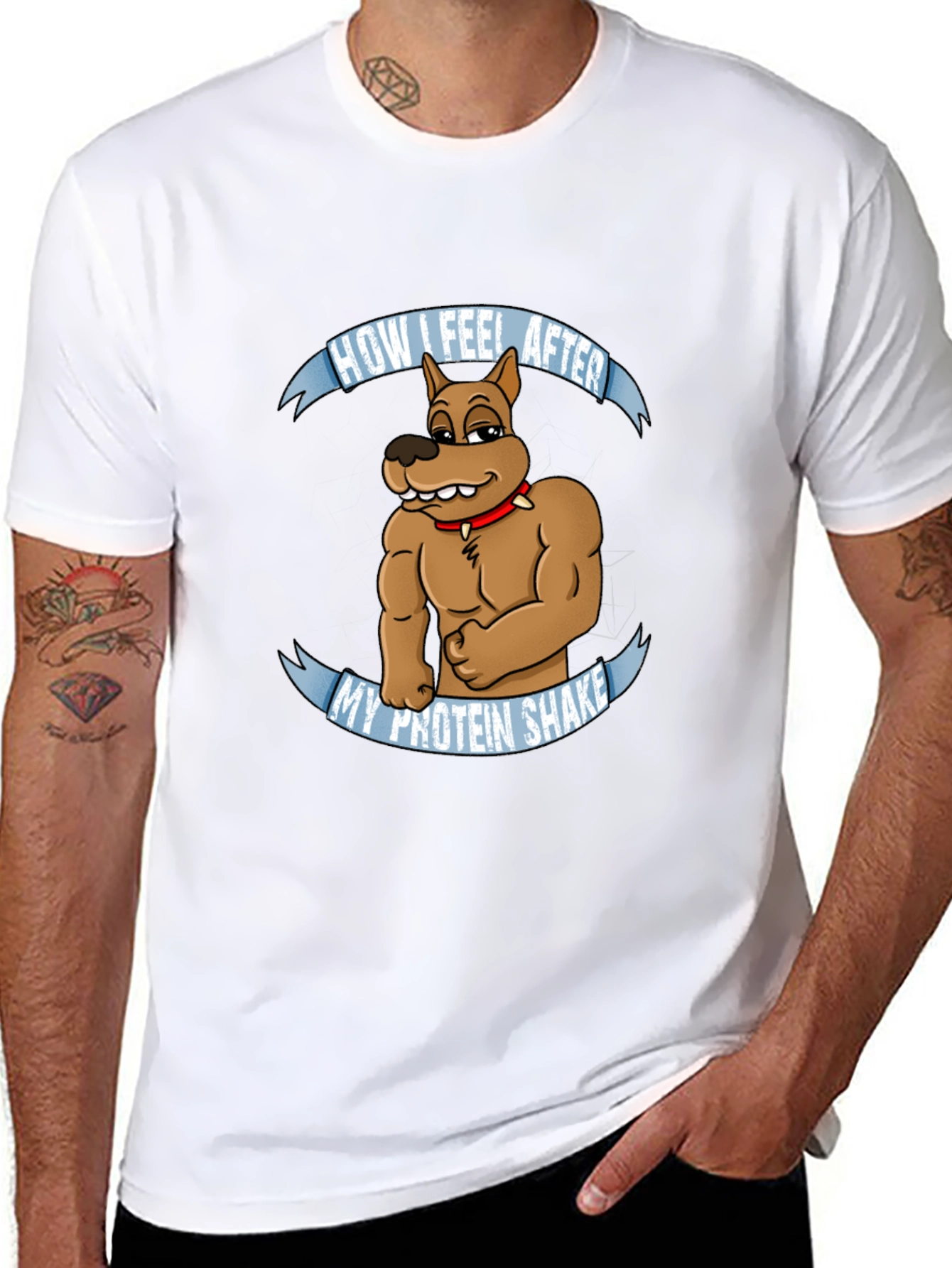 Buff Dog Protein Shake T-Shirt