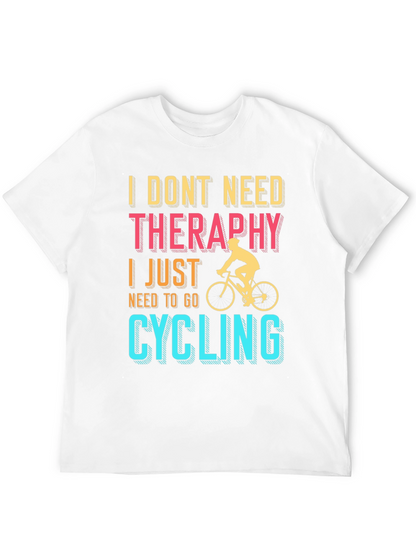 Cycling Therapy T-Shirt | Bike Lover Tee