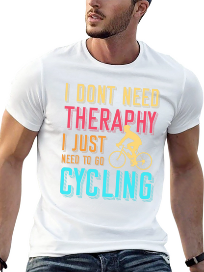 Cycling Therapy T-Shirt | Bike Lover Tee