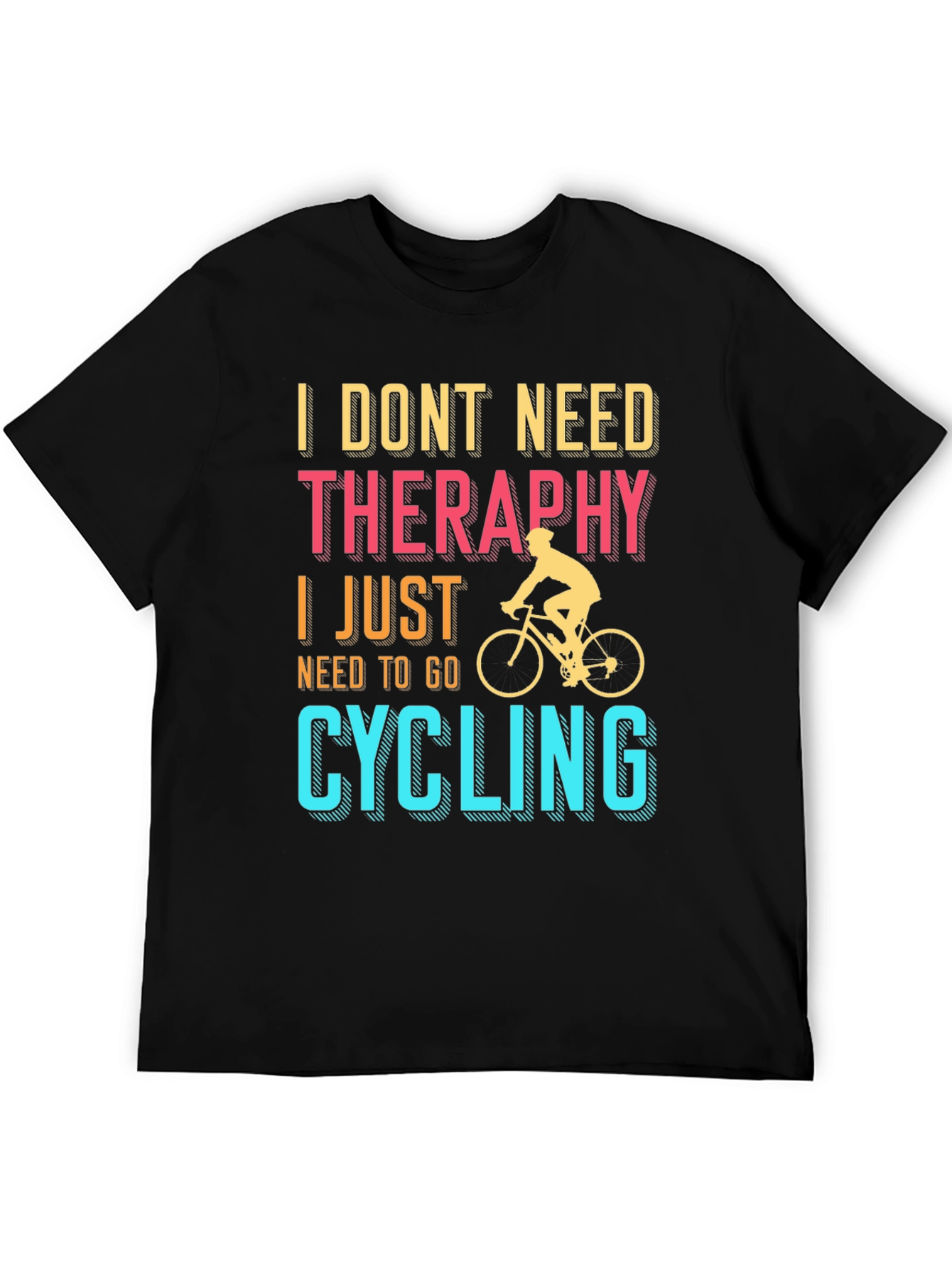 Cycling Therapy T-Shirt | Bike Lover Tee